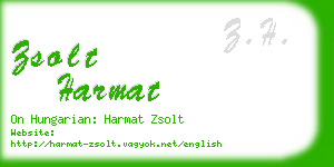 zsolt harmat business card